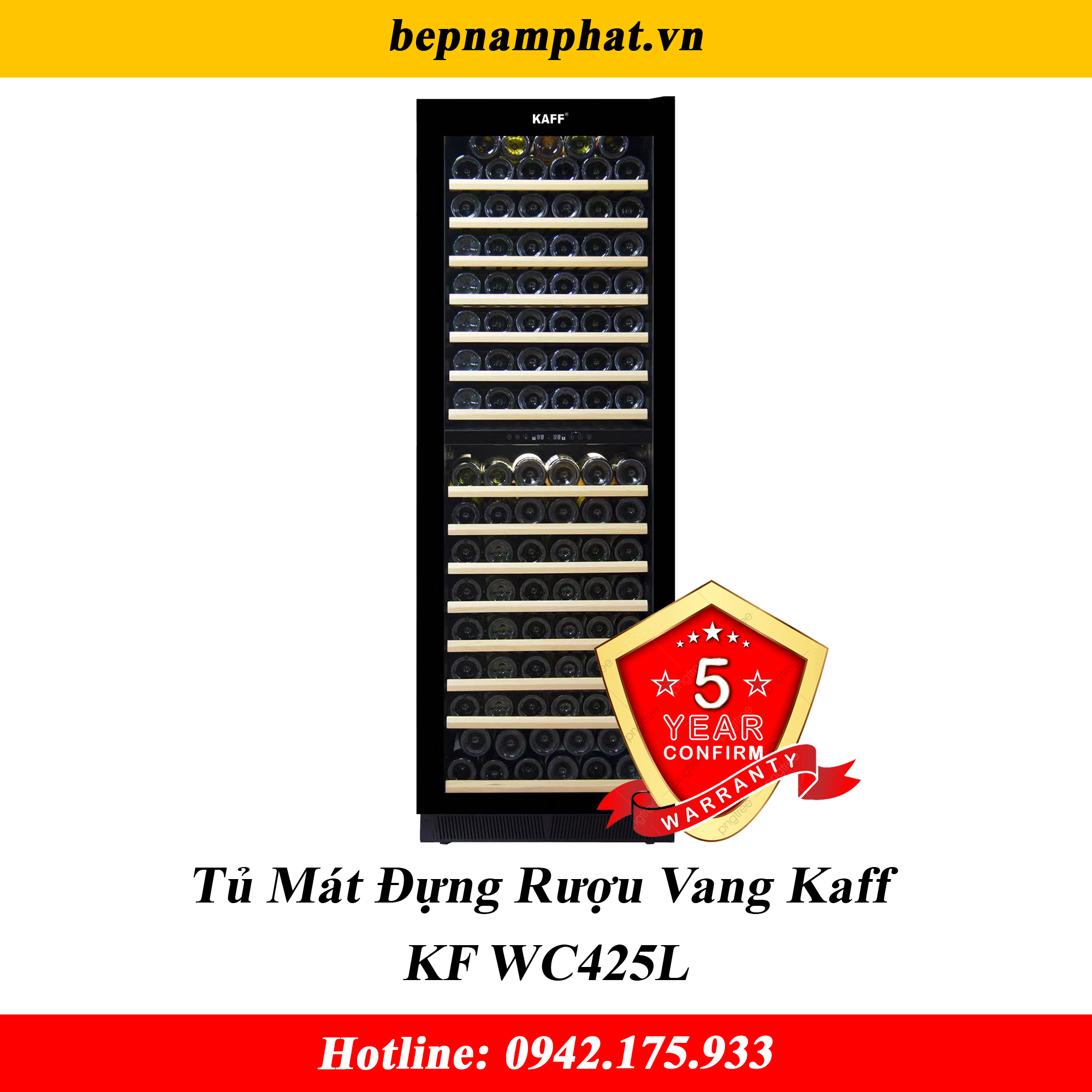 Tủ Rượu Vang Kaff KF WC425L